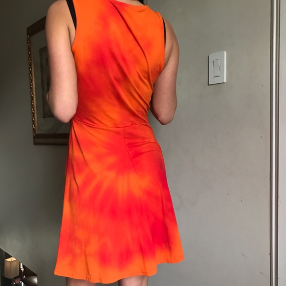 Tye Dye Front Laced Dress - Picture 2 of 3